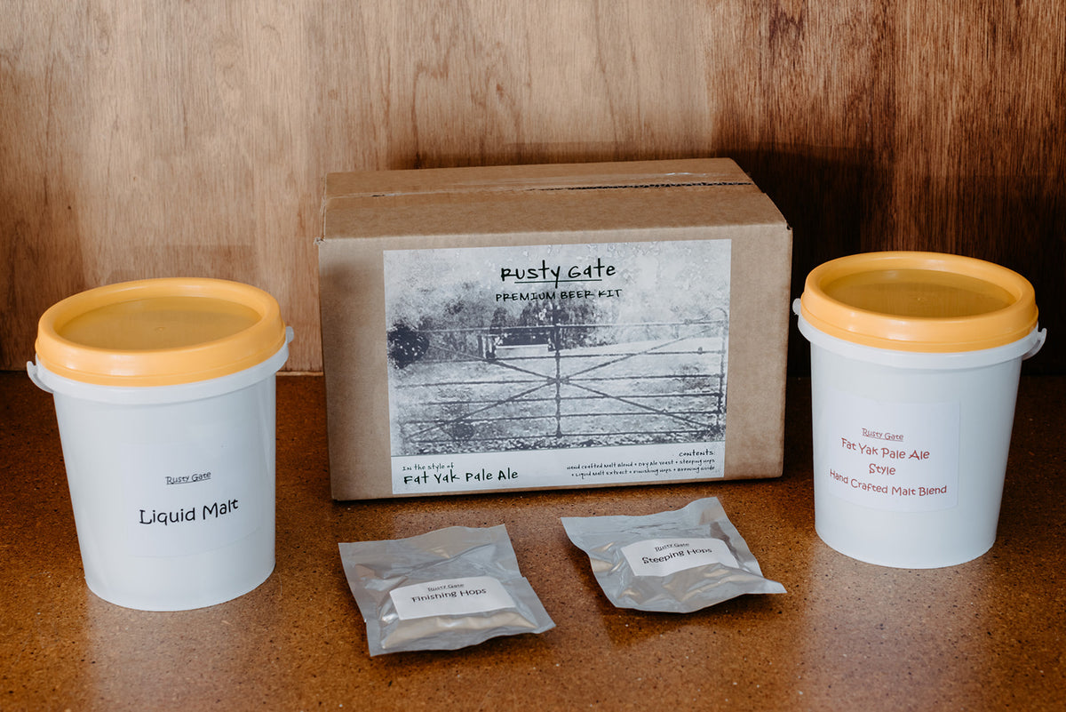 RUSTY GATE Fat Yak Style Pale Ale Ballarat Home Brew